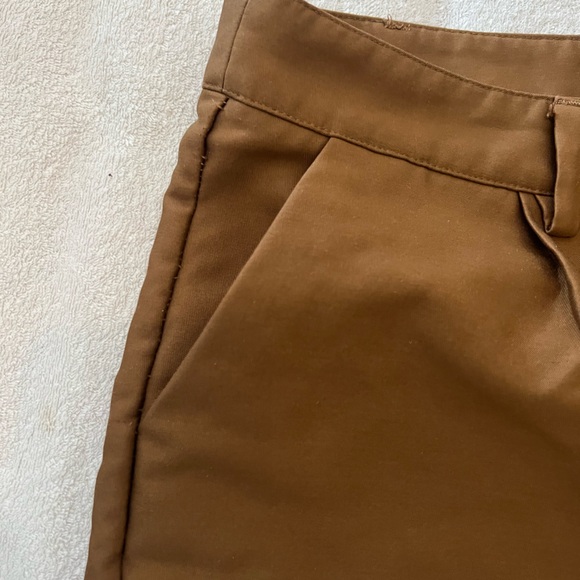 H&M shorts brown caramel tan with pockets women summer - Picture 5 of 9